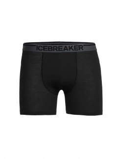 Icebreaker Mens Anatomica Boxers Black