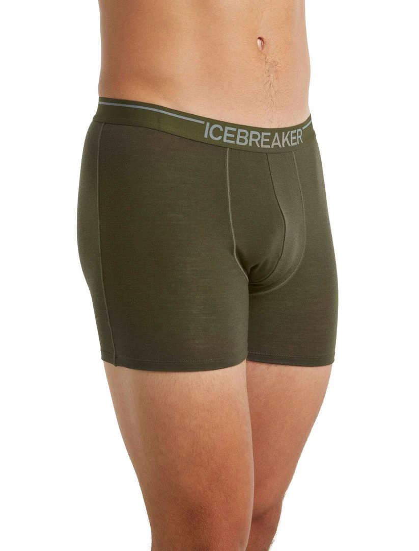 Icebreaker Mens Anatomica Boxers Loden 2 Icebreaker Mens Anatomica Boxers Loden
