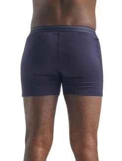 Mens Icebreaker Anatomica Boxers Midnight Navy