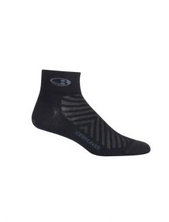 Icebreaker Mens Run+ Ultralight Mini Black