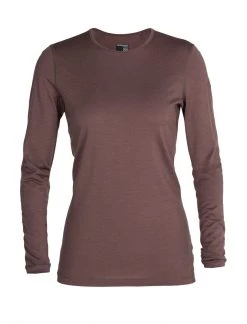 Icebreaker Wmns 200 Oasis LS Crewe Mink