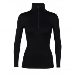 ICEBREAKER Wmns 260 Tech LS Half Zip BLACK