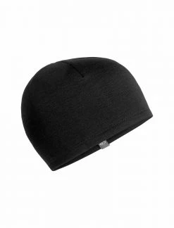 Icebreaker Elemental Beanie Black Hats And Beanies