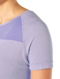 Icebreaker Wmns Motion Seamless SS Crewe Orchid Heather Womens