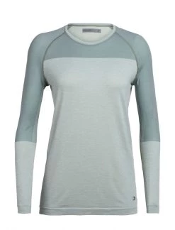 Icebreaker Wmns Motion Seamless LS Crewe Frost Womens
