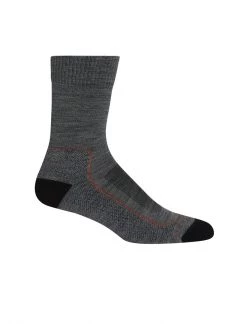 Icebreaker Wmns Hike+ Light Crew Gritstone Heather Womens