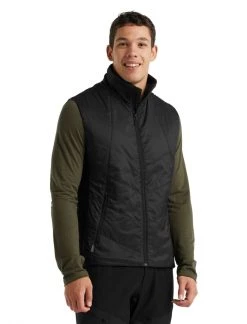 Icebreaker Mens Helix Vest Black