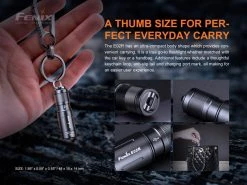Fenix E02R Cree XP-G2 S3 White LED Flashlight (brown) Hike/Camp 15 Fenix E02R Cree XP-G2 S3 White LED Flashlight (brown) Hike/Camp