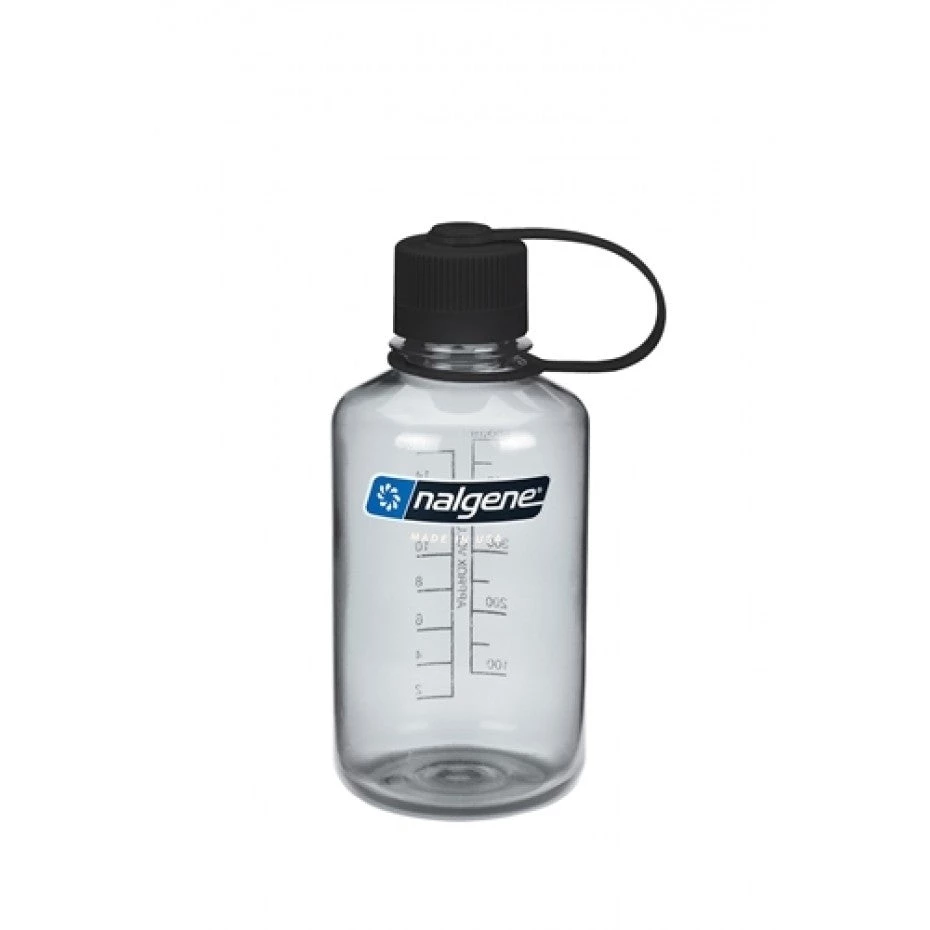 Nalgene Narrow Mouth Tritan Bottle 500ml Grey Hike/Camp 1 Nalgene Narrow Mouth Tritan Bottle 500ml Grey Hike/Camp