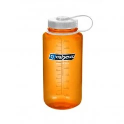 NALGENE WIDE MOUTH TRITAN BOTTLE 1000ML ORG W/WHT