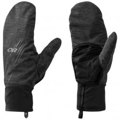 OUTDOOR RESEARCH Overdrive Convertible Gloves Charcoal Heather/black
