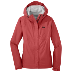 Outdoor Research Womens Apollo Rain Jacket Sunset