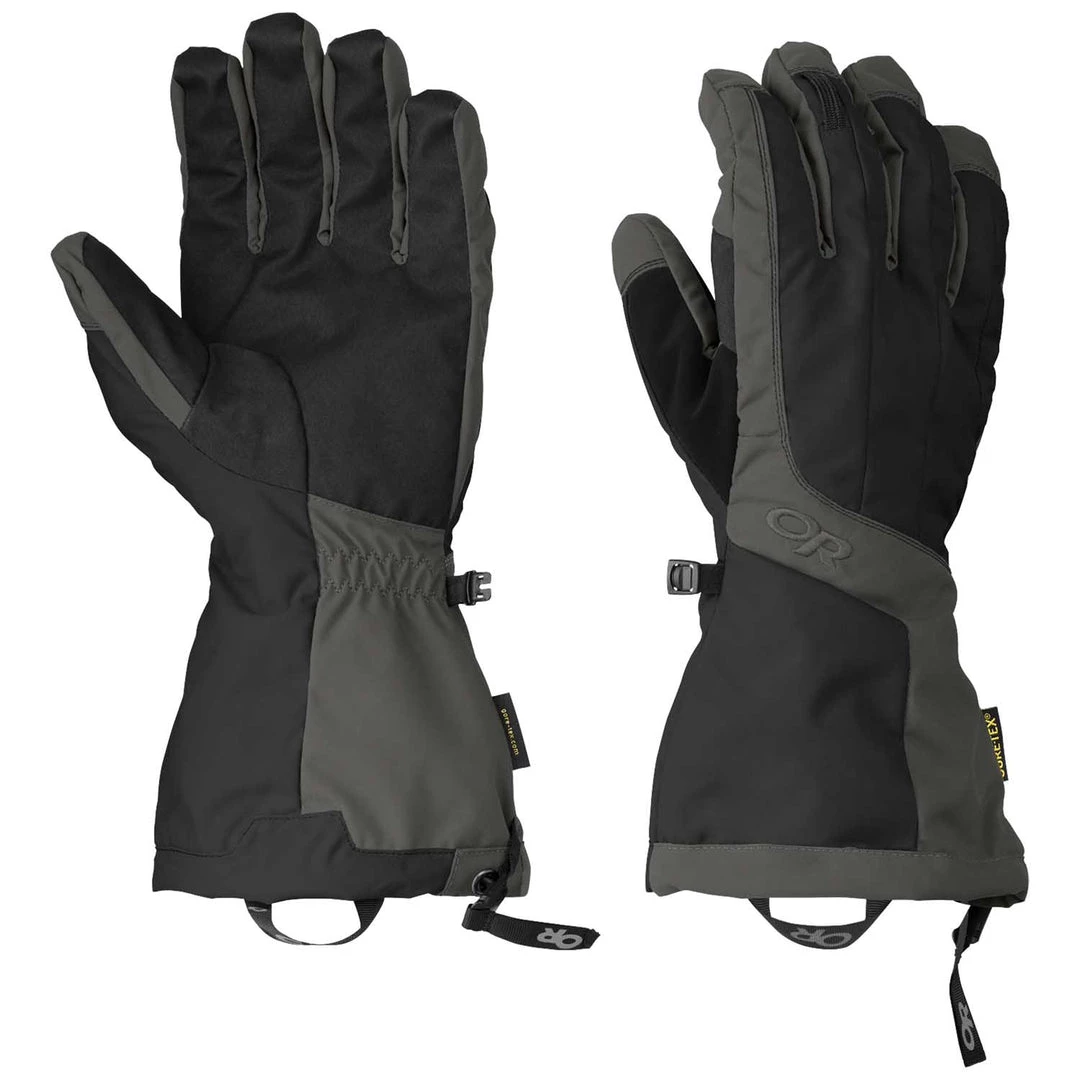 Outdoor Research Mens Arete Gloves Black/charcoal 1 Outdoor Research Mens Arete Gloves Black/charcoal