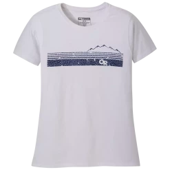 Outdoor Research Womens Warli Sky Ally S/S Tee White