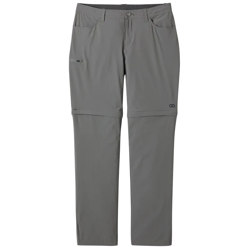 Outdoor Research Womens Ferrosi Convert Pants-Regular Pewter 1 Outdoor Research Womens Ferrosi Convert Pants-Regular Pewter