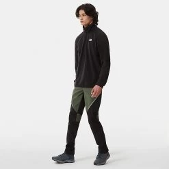 The North Face Mens 100 Glacier Fleece QZ TNF Black