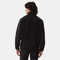 The North Face Mens 100 Glacier Fleece QZ TNF Black 6 The North Face Mens 100 Glacier Fleece QZ TNF Black