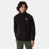The North Face Mens 100 Glacier Fleece QZ TNF Black