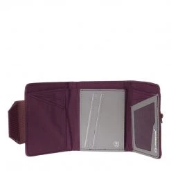 LIFEVENTURE Travel LIFE VENTURE RFID TRI-FOLD WALLET Aubergine