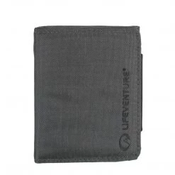 LIFEVENTURE Life Venture RFID Protected Tri-Fold Wallet GREY
