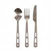 LIFEVENTURE Life Venture Titanium Knife, Fork & Spoon Set Hike/Camp