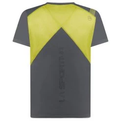 Mens La Sportiva Blitz T-Shirt M Carbon/Kiwi