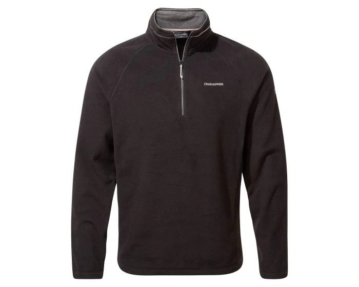 Mens Craghoppers Corey VI Half Zip Black