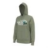 The North Face Womens Half Dome Pullover Hoody Tea Green