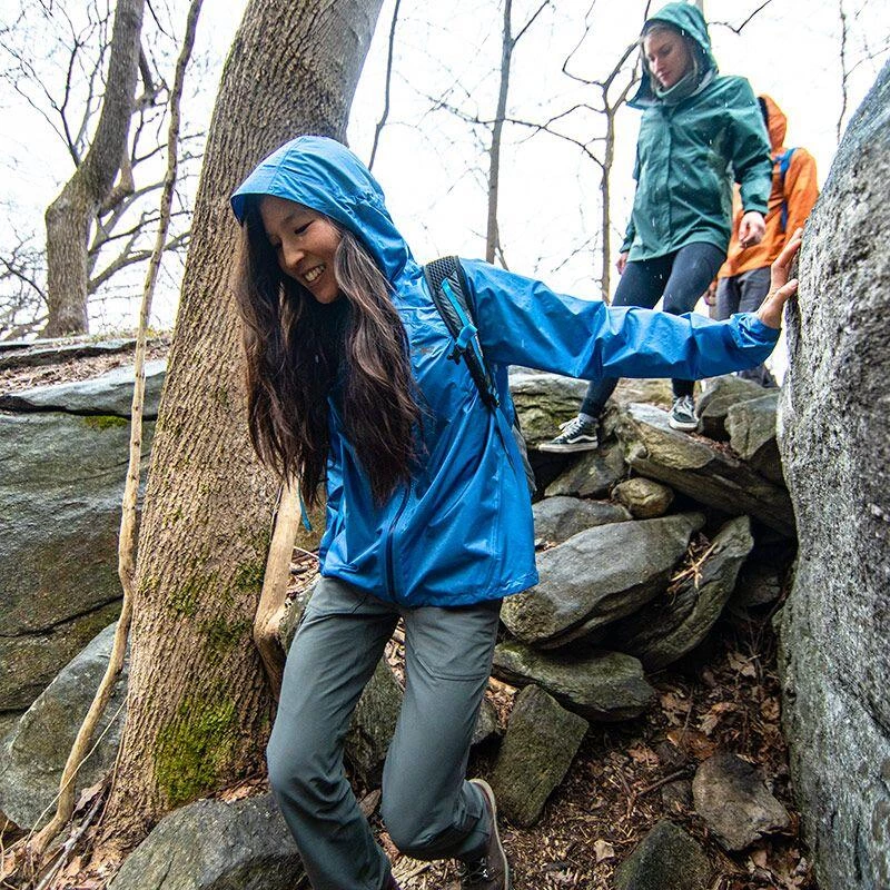 Outdoor Research Womens Helium Rain Jacket Chambray 2 Outdoor Research Womens Helium Rain Jacket Chambray