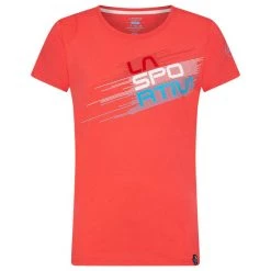 La Sportiva Stripe Evo T-Shirt W Hibiscus Womens