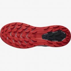 Mens Salomon Ultra Glide Black/Alloy/Goji Berry