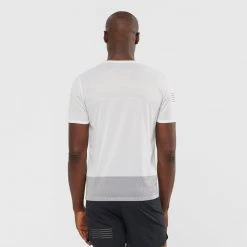 Mens Salomon Sense Tee M Wht/Black/Alloy