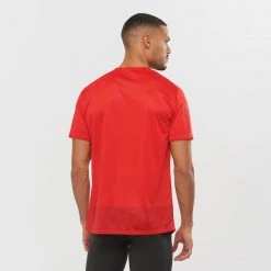 Mens Salomon Sense Tee M Goji Berry/Madder Brown 5 Mens Salomon Sense Tee M Goji Berry/Madder Brown