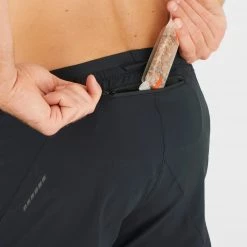 Mens Salomon Cross 5 Inch Shorts M Black