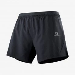 Mens Salomon Cross 5 Inch Shorts M Black