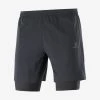 Salomon Cross Twinskin Shorts M Black