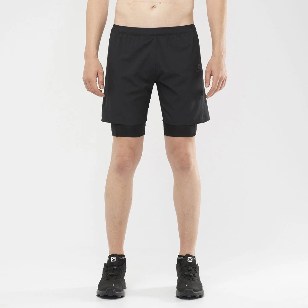 Salomon Cross Twinskin Shorts M Black 2 Salomon Cross Twinskin Shorts M Black