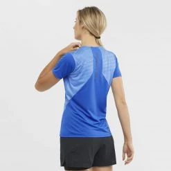 Salomon Sense Aero SS Tee W Provence/Nautical Blue