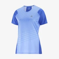 Salomon Sense Aero SS Tee W Provence/Nautical Blue