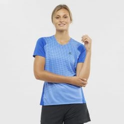 Salomon Sense Aero SS Tee W Provence/Nautical Blue