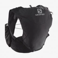 Run Salomon Adv Skin 12W With Flasks Black/Ebony