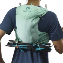 Run Salomon Adv Skin 12 W Set Beach Glass/Ebony/Pool Blue