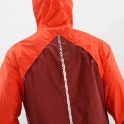 Salomon Bonatti WP Jacket M Fiery Red/Cabernet Mens