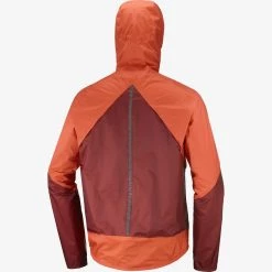 Salomon Bonatti WP Jacket M Fiery Red/Cabernet Mens