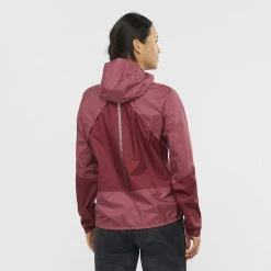 Salomon Bonatti WP Jacket W Earth Red/Cabernet/Apricot Ice