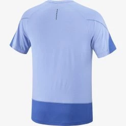 Salomon Cross Run Graphic Tee M Provence/Nautical Blue 9 Salomon Cross Run Graphic Tee M Provence/Nautical Blue