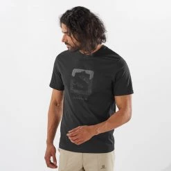 Mens Salomon Outlife Logo Tee M Black