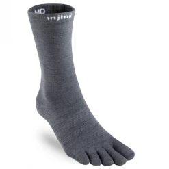 Injinji LINER 2.0 Lightweight Crew - NuWool Charcoal