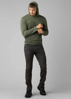 Mens Prana Stretch Zion Straight 32 Charcoal