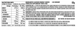 CLIF SHOT BLOKS MARGARITA SODIUM 60g Hike/Camp